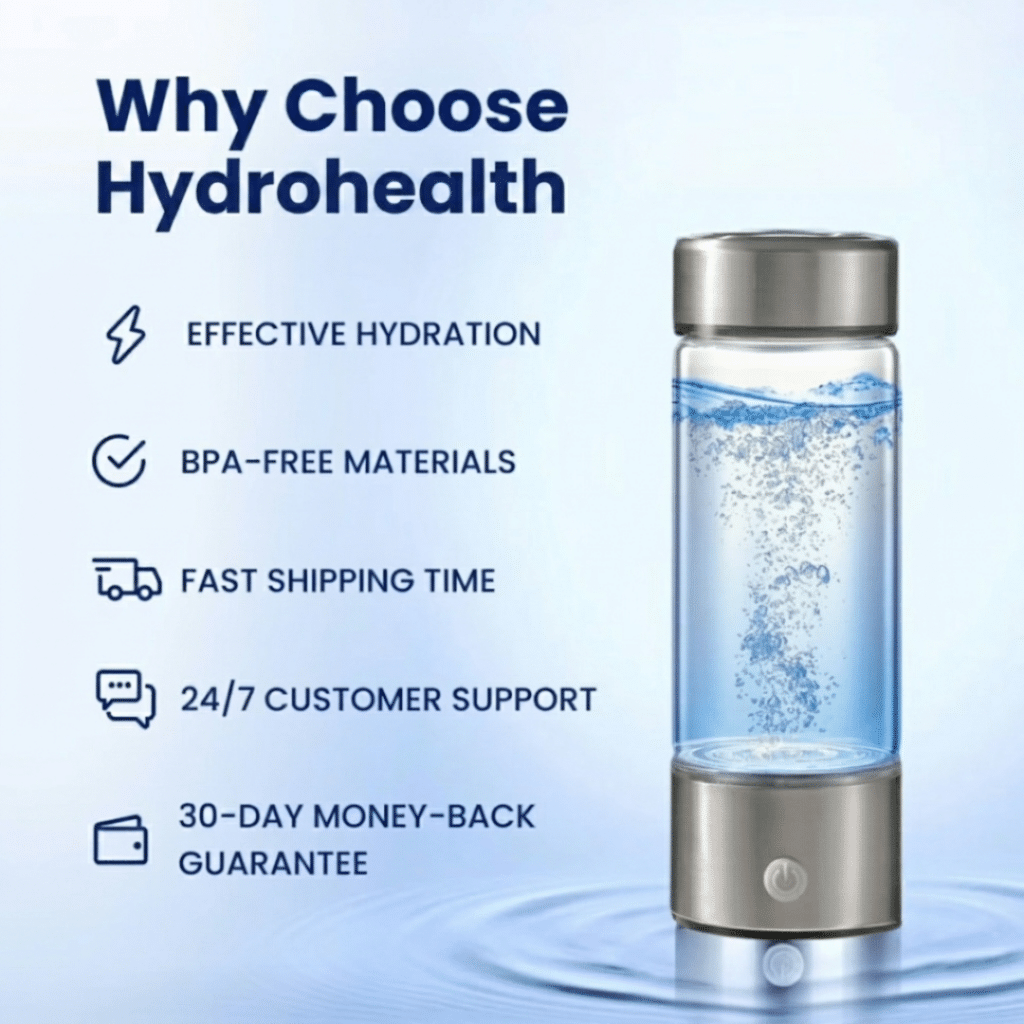 Hydrohealth Hydrogen Water Bottle (Official Retailer) [year]